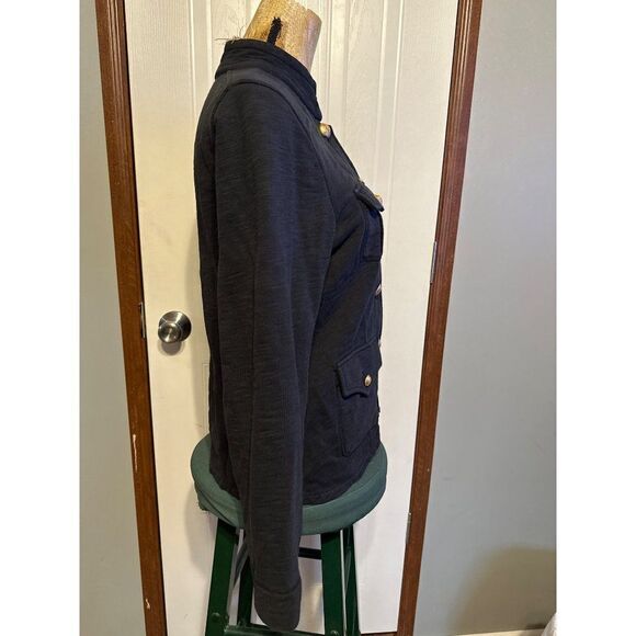 Tommy Hilfiger Navy & Gold Military Cut Jacket Size Medium - Picture 4 of 16